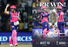 राजस्थान रॉयल्स ने चेन्नई सुपर किंग्स को छह विकेट से हराया