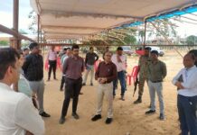 राज्योत्सव : कलेक्टर ने गांधी मैदान का किया निरीक्षण