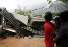 दितवाह’ के चलते श्रीलंका में मूसलाधार बारिश: भूस्खलन से 56 की मौत