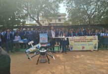 SSIPMT के IDEA लैब द्वारा पी एम श्री स्कूल बसना में ड्रोन ट्रेनिंग वर्कशॉप का आयोजन