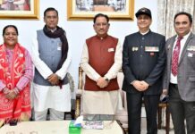 राष्ट्र की सुरक्षा में तैनात सैन्य जवानों का योगदान अतुलनीय : विष्णु देव साय