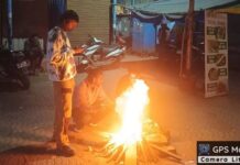 रायपुर निगम ने अलाव की व्यवस्था की