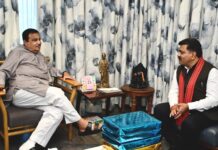 केंद्रीय परिवहन मंत्री गडकरी से मिले डिप्टी सीएम शर्मा