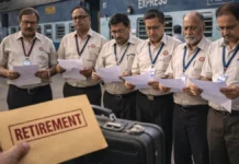 लापरवाही पर सख्ती: भारतीय रेल ने 6 अधिकारियों को किया जबरन रिटायर, सिस्टम में हड़कंप लापरवाही पर सख्ती: भारतीय रेल ने 6 अधिकारियों को किया जबरन रिटायर, सिस्टम में हड़कंप