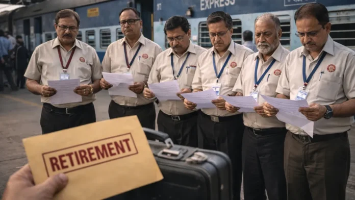 लापरवाही पर सख्ती: भारतीय रेल ने 6 अधिकारियों को किया जबरन रिटायर, सिस्टम में हड़कंप