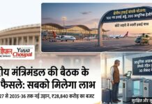 मोदी कैबिनेट का बड़ा फैसला: अब छोटे शहरों से उड़ना होगा आसान, ₹28,840 करोड़ की नई ‘उड़ान’ योजना को मंजूरी