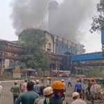 BSP के टरबाइन एरिया में भीषण आग, 5 कर्मी झुलसे