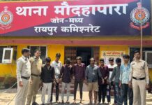 रायपुर में मिडनाइट एक्शन: पुलिस का बड़ा अभियान, 20 वारंटी गिरफ्तार