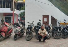 रायपुर: बीटेक डिग्रीधारी निकला शातिर चोर, 13 बाइक बरामद