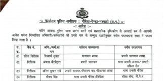 जीपीएम जिले में पुलिस महकमे में बड़ा फेरबदल, टीआई-एसआई समेत 14 का ट्रांसफर