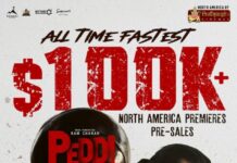 ‘पेड्डी’ ने अमेरिका में बनाया रिकॉर्ड, 4 घंटे में पार किए 100K डॉलर प्री-सेल्स