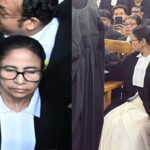कलकत्ता हाईकोर्ट में वकील की पोशाक में पहुंचीं ममता बनर्जी, कोर्ट परिसर में विवाद के बाद बार काउंसिल ने मांगी प्रैक्टिस डिटेल