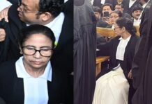 कलकत्ता हाईकोर्ट में वकील की पोशाक में पहुंचीं ममता बनर्जी, कोर्ट परिसर में विवाद के बाद बार काउंसिल ने मांगी प्रैक्टिस डिटेल