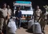 खुटगांव चेकपोस्ट पर पुलिस की बड़ी कार्रवाई, सब्जियों के नीचे छिपा मिला 130 किलो गांजा