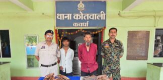 एसी कॉपर पाइप चोरी का खुलासा, दो आरोपी गिरफ्तार yuva choupaI news - CG crime news