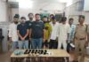 फाफाडीह में जुए के फड़ पर पुलिस की बड़ी रेड, 15 आरोपी गिरफ्तार