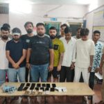 फाफाडीह में जुए के फड़ पर पुलिस की बड़ी रेड, 15 आरोपी गिरफ्तार