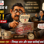सहकार भवन में नियुक्ति और प्रमाणपत्रों पर उठे सवाल: जांच में देरी से बढ़ा विवाद, अधिकारी की कार्यप्रणाली पर भी प्रश्नचिह्न