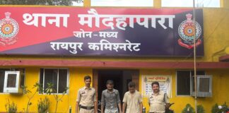 चाकू की नोक पर लूट करने वाले दो आरोपी गिरफ्तार