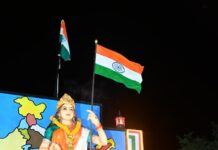 विजय शर्मा ने भारत माता की प्रतिमा और शहीद स्मारक का किया लोकार्पण