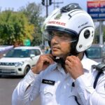 रायपुर में ट्रैफिक जवानों के लिए एसी हेलमेट का ट्रायल शुरू