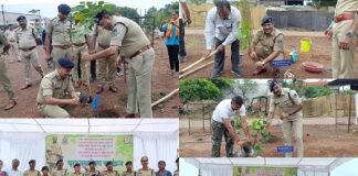 सरदार पटेल जयंती पर सेक्टर-6 पुलिस लाइन में पौधरोपण, 200 से अधिक पौधे लगाए गए