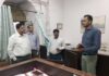 संभागायुक्त कर्मवीर शर्मा ने किया संभागीय कार्यालय का निरीक्षण