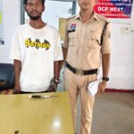 धारदार चाकू के साथ युवक गिरफ्तार, सरस्वती नगर पुलिस की कार्रवाई