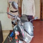 नगर निगम कार्यालय के बाहर से बाइक चुराने वाला आरोपी गिरफ्तार