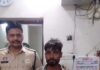 तलवार लहराकर राहगीरों में दहशत फैलाने वाला युवक गिरफ्तार