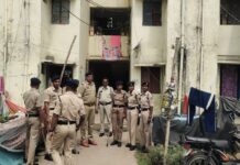 BSUP कॉलोनी में पुलिस का बड़ा सर्च ऑपरेशन, 300 से ज्यादा मकानों की जांच