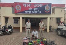 उरला में कंपनी से लाखों की चोरी का खुलासा, 1 आरोपी समेत 4 नाबालिग गिरफ्तार