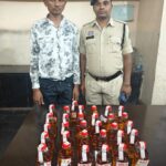 उरला में अवैध शराब बिक्री पर कार्रवाई, आरोपी गिरफ्तार