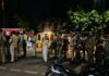 पश्चिम क्षेत्र में देर रात कॉम्बिंग गश्त, 130 पुलिसकर्मियों की संयुक्त कार्रवाई
