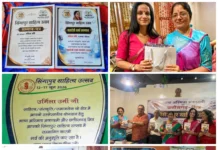 सिंगापुर अंतरराष्ट्रीय साहित्य महोत्सव 2026 में रायपुर की उर्मिला का सम्मान