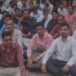 ₹57,700 मासिक मानदेय की मांग पर अड़े अतिथि व्याख्याता, उच्च शिक्षा मंत्री के बंगले का घेराव