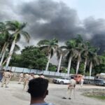 कोरबा की कोल पिच कार्बन फैक्ट्री में बॉयलर विस्फोट, भीषण आग से मची अफरा-तफरी