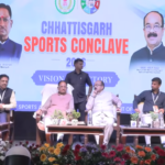 रायपुर स्पोर्ट्स कॉन्क्लेव में शामिल हुए मुख्यमंत्री विष्णुदेव साय, खेलो इंडिया ट्राइबल गेम्स के पदक विजेताओं का किया सम्मान