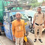 रायपुर में वाहन चोर गिरफ्तार, चोरी का मालवाहक ऑटो बरामद