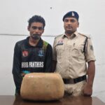 रायपुर में 10.345 किलो गांजा जब्त, नशा तस्करी के आरोप में युवक गिरफ्तार