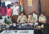 कल्याण ज्वेलर्स में डकैती की साजिश नाकाम, हथियारों के साथ 3 आरोपी गिरफ्तार