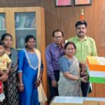 ‘रक्षा सूत्र’ अभियान के तहत पुलिस जवानों के लिए भेंट की गई राखियां