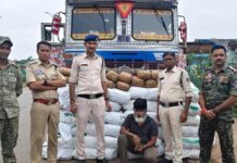 गुप्त चेंबर में छिपाकर रखा था 4.47 क्विंटल गांजा, पंजाब का तस्कर गिरफ्तार