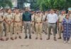 जन्माष्टमी-गणेशोत्सव से पहले धमतरी में फ्लैग मार्च, कलेक्टर-एसपी ने संभाली सुरक्षा की कमान