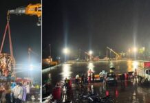 महादेवघाट में गणपति बप्पा को विदाई, 6 हजार प्रतिमाओं का विसर्जन