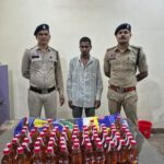 रायपुर में अवैध शराब बिक्री करते युवक गिरफ्तार, 12.6 लीटर देशी शराब जब्त