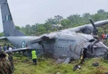 नाइजीरियाई वायुसेना का ATR-42 विमान क्रैश, 32 लोगों की मौत