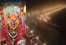 चंडी माई धाम गौरमाटी में प्रज्वलित हुए 222 मनोकामना ज्योति कलश