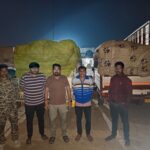 झारखंड से अवैध धान परिवहन करते दो पिकअप जब्त, दस्तावेज नहीं मिलने पर कार्रवाई