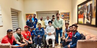 19वीं राष्ट्रीय पैरा केनो चैंपियनशिप में हिस्सा लेने छत्तीसगढ़ की टीम भोपाल रवाना